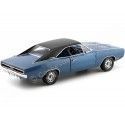 Cochesdemetal.es 1970 Dodge Charger 500SE Blue-Black 1:18 Greenlight 13530