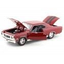 Cochesdemetal.es 1967 Chevrolet Chevelle SS 396 Rouge-Black 1:18 Motor Max 73104