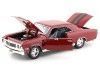 Cochesdemetal.es 1967 Chevrolet Chevelle SS 396 Rouge-Black 1:18 Motor Max 73104