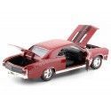 Cochesdemetal.es 1967 Chevrolet Chevelle SS 396 Rouge-Black 1:18 Motor Max 73104