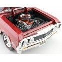 Cochesdemetal.es 1967 Chevrolet Chevelle SS 396 Rouge-Black 1:18 Motor Max 73104