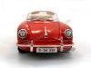 1961 Porsche 356B Cabriolet Rojo 1:18 Bburago 12025 Cochesdemetal 3 - Coches de Metal 