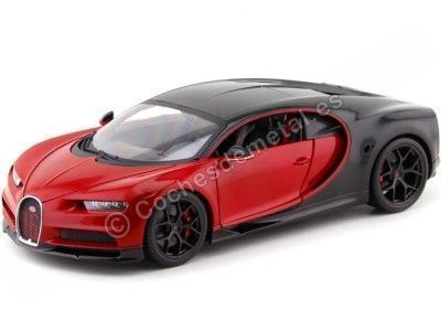 Carsdemetal.es 2018 Bugatti Chiron Sport 1500 W16 Italiano Vermelho 1:18 Bburago 11044