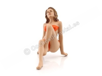 Carsdemetal.es resina Figura "Bikini Girl novembro" 1:18 American Diorama 38175