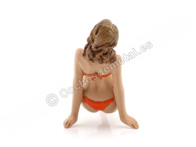 Carsdemetal.es resina Figura "Bikini Girl novembro" 1:18 American Diorama 38175 2