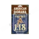 Carsdemetal.es resina Figura "Bikini Girl novembro" 1:18 American Diorama 38175