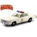 Cochesdemetal.es 1977 Plymouth Fury Police "Sheriff Hazzard" 1:18 Greenlight 19055