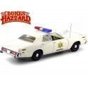 Cochesdemetal.es 1977 Plymouth Fury Police "Sheriff Hazzard" 1:18 Greenlight 19055