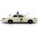 Cochesdemetal.es 1977 Plymouth Fury Police "Sheriff Hazzard" 1:18 Greenlight 19055