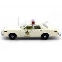 Cochesdemetal.es 1977 Plymouth Fury Police "Sheriff Hazzard" 1:18 Greenlight 19055