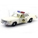 Cochesdemetal.es 1977 Plymouth Fury Police "Sheriff Hazzard" 1:18 Greenlight 19055