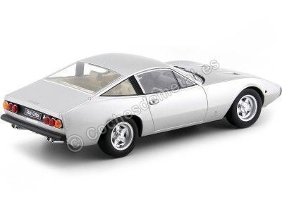 1971 Ferrari 365 GTC4 Silver 1:18 KK-Scale 180283 Cochesdemetal.es 2