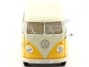 Cochesdemetal.es 1963 Volkswagen T1 Classical Microbus Amarillo-Beige 1:18 Welly 18054