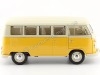 Cochesdemetal.es 1963 Volkswagen T1 Classical Microbus Amarillo-Beige 1:18 Welly 18054