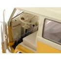 Cochesdemetal.es 1963 Volkswagen T1 Classical Microbus Amarillo-Beige 1:18 Welly 18054