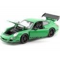 Cochesdemetal.ES 2006 Porsche 911 (997) GT3 RS VERDE 1:18 Welly 18015