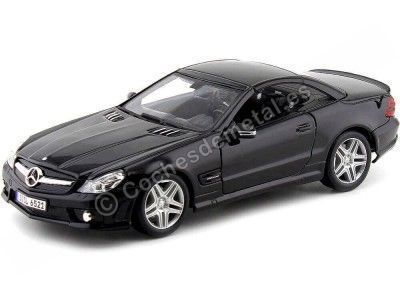 Cochesdemetal.es 2009 Mercedes-Benz SL 65 AMG V12 Biturbo Negro 1:18 Maisto Premiere 36193