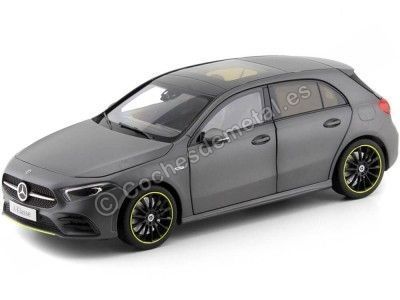 Cochesdemetal.es 2018 Mercedes-Benz A-Class W176 Grey Magno 1:18 Dealer Edition B66960428