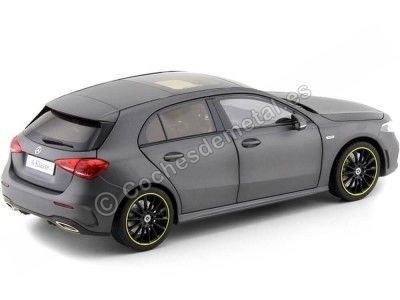 Cochesdemetal.es 2018 Mercedes-Benz A-Class W176 Grey Magno 1:18 Dealer Edition B66960428 2