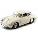 Carsdemetal.es 1961 Porsche 356b coupe bege 1:24 Bburago 22079