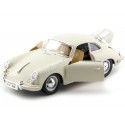 Carsdemetal.es 1961 Porsche 356b coupe bege 1:24 Bburago 22079