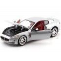 Carsdemetal.es 2008 Maserati Gran Tourism metalizado cinza 1:24 Bburago 22107