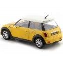 Carsdemetal.es 2001 Mini Cooper S Yellow-Blanco 1:24 Bburago 22124