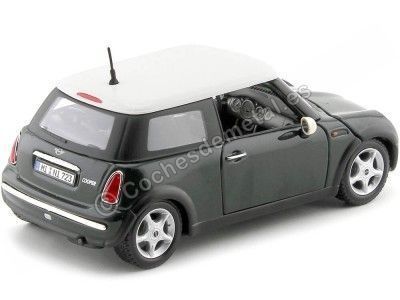 Carsdemetal.es 2004 Mini Cooper R50 Green / White 1:24 MAISTO 31219 2