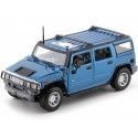 Cochesdemetal.es 2003 Hummer H2 SUV Azul Metalades 1:27 aliment 31231