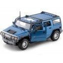 Cochesdemetal.es 2003 Hummer H2 SUV Azul Metalades 1:27 aliment 31231