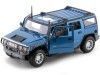 Cochesdemetal.es 2003 Hummer H2 SUV Azul Metalizado 1:27 Maisto 31231