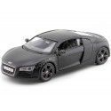 Cochesdemetal.es 2008 Audi R8 Negro Mate 1:24 Food 31281