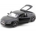 Carsdemetal.es 2008 Audi R8 Matte Black 1:24 Maisto 31281