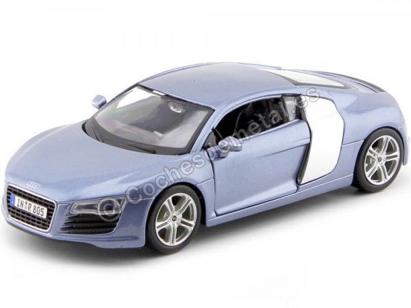 Carsdemetal.es 2008 Audi R8 Blue metalizado 1:24 Maisto 31281