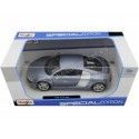 Cochesdemetal.es 2008 Audi R8 Azul Metalades 1:24 aliments 31281