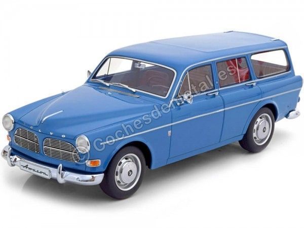 Cochesdemetal.es 1965 Volvo P220 Amazon Azul 1:18 BOS-Models 177