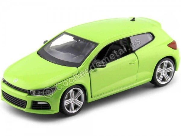 Cochesdemetal.es 2008 Volkswagen Scirocco R Verde 1:24 Bburago 21060