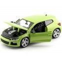 Cochesdemetal.es 2008 Volkswagen Scirocco R Verde 1:24 Bburago 21060