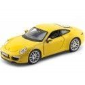 Cochesdemetal.es 2011 Porsche 911 Carrera S Amarillo 1:24 Bburago 21065