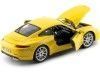 Cochesdemetal.es 2011 Porsche 911 Carrera S Amarillo 1:24 Bburago 21065
