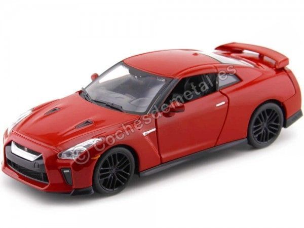 Carsdemetal.es 2009 Nissan GT-R R35 Vermelho 1:24 Bburago 21082