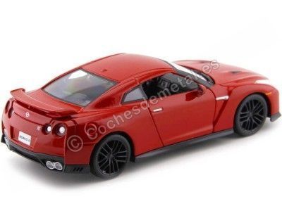 Cochesdemetal.es 2009 Nissan GT-R R35 ROJO 1:24 BBURAGO 21082 2