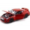 Carsdemetal.es 2009 Nissan GT-R R35 Vermelho 1:24 Bburago 21082
