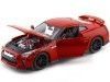 Cochesdemetal.es 2009 Nissan GT-R R35 ROJO 1:24 BBURAGO 21082