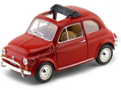Carsdemetal.es 1968 Fiat 500 L Red 1:24 Bburago 22099