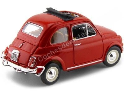 Carsdemetal.es 1968 Fiat 500 L Red 1:24 Bburago 22099 2