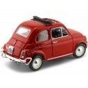 Carsdemetal.es 1968 Fiat 500 L Red 1:24 Bburago 22099