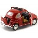 Carsdemetal.es 1968 Fiat 500 L Red 1:24 Bburago 22099