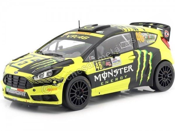 Cochesdemetal.es 2015 Ford Fiesta RS WRC Valentino Rossi Vencedor Rally Monza 1:18 IXO Modelos 18RMC015