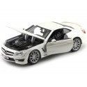 Cochesdemetal.es 2009 Mercedes-Benz SL 65 AMG Hardtop Blanco 1:24 Bburago 21066